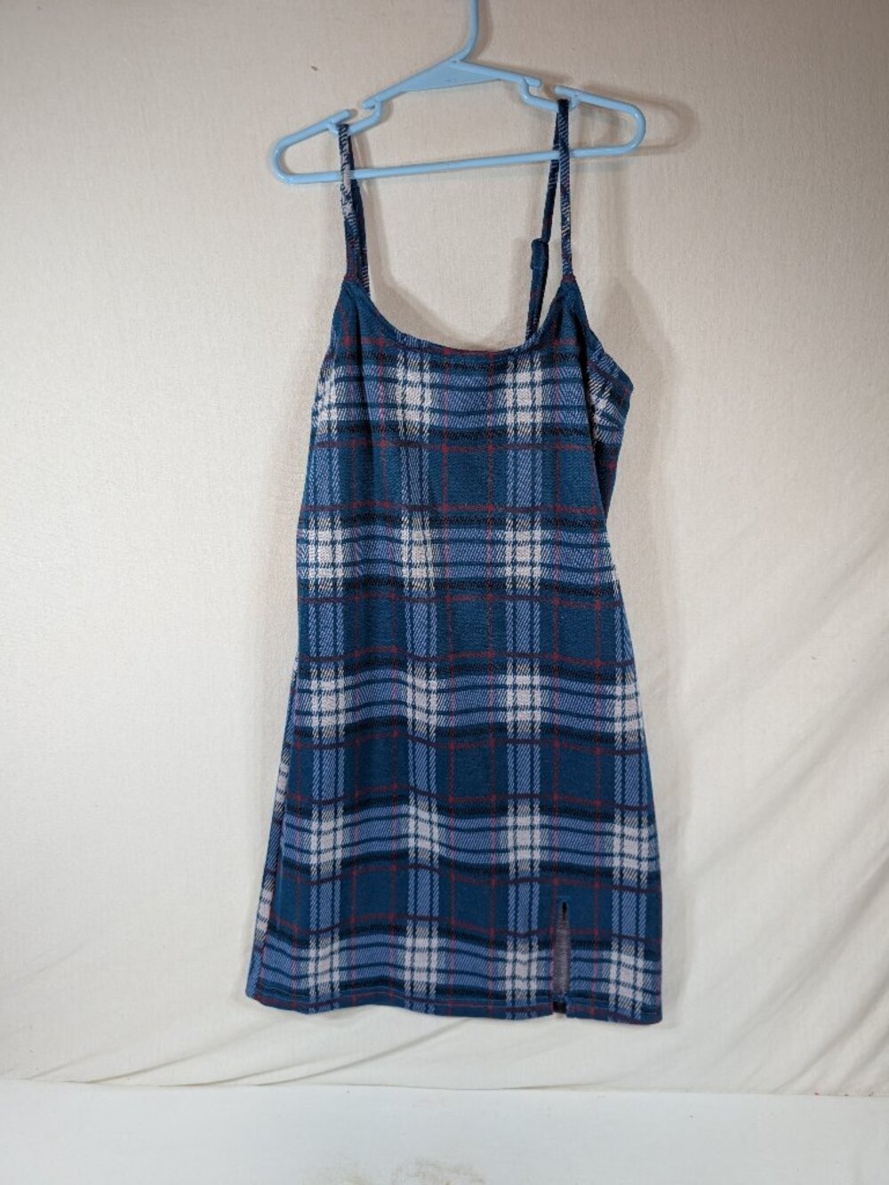 Rue21 Blue Plaid Mini Dress